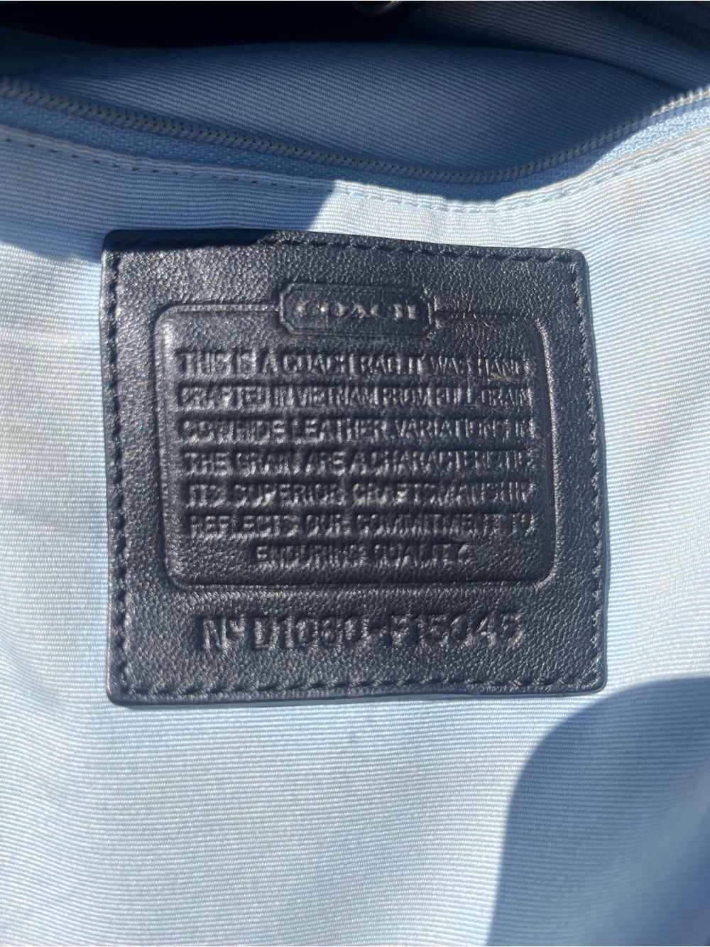 Coach Vintage Soho Y2K Pleated Leather Tote - Picture 7 of 10